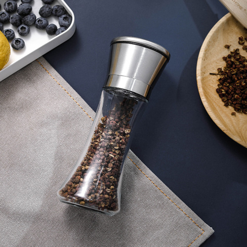 Moedor de garrafa de vidro premium para tempero de cozinha