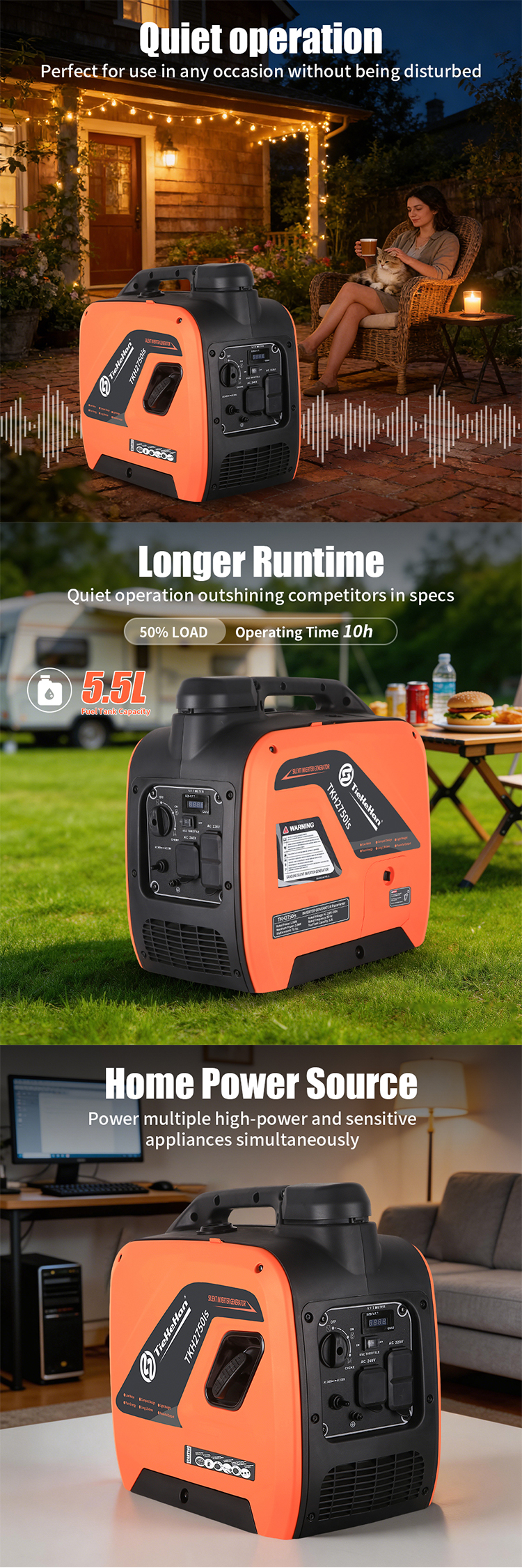 Lightweight Portable Generator