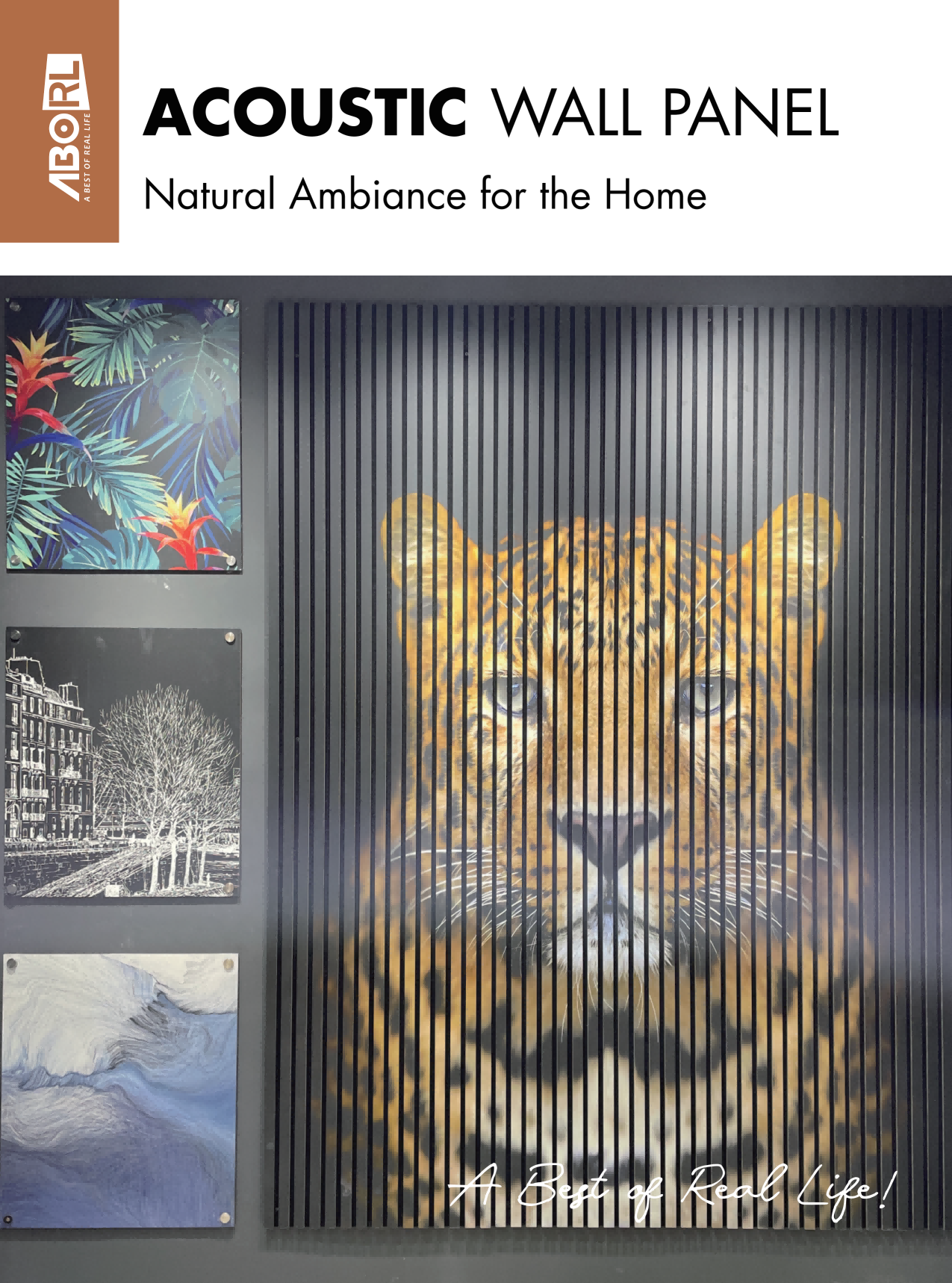 printed acoustic wall panel