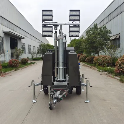 led mobile mining lighting tower