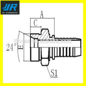 Designer latest hydraulic dual swivel coupling fittings