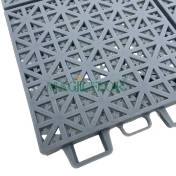Interlocking Rubber Garage Floor Tiles and Gym Mats