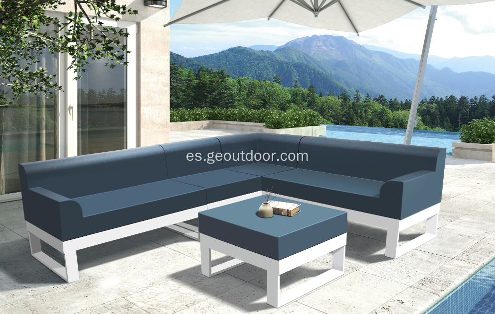 Muebles de exterior de alta gama Diseño de moda de espuma de poliuretano