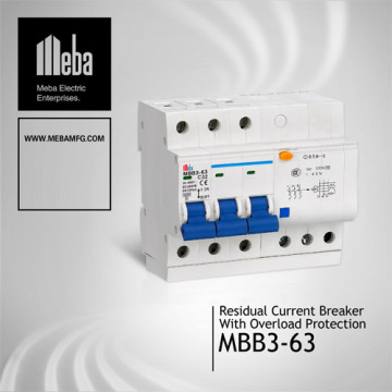 Meba Electrical RCBO/RCBO Breaker (MBB3-63)