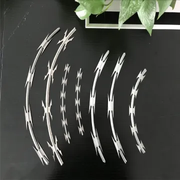 BTO-28 Hot Dipped Concertina Cross Razor Wire