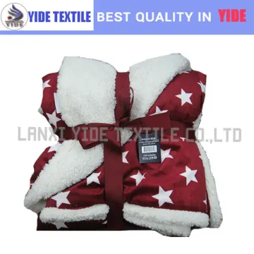 2014 Hot Sale High Quality heavy micro fleece blanket sherpa