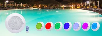 Resin Filled AC12v 230mm RGB underwater pool lighting