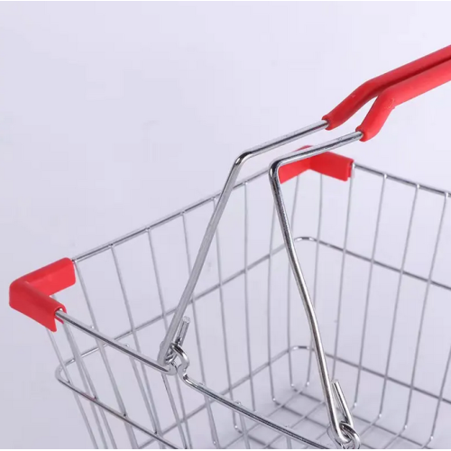 Supermarket Shopping Metal Wire Basket