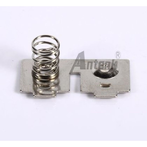 Button & Coil Spring Contact AAA Battery