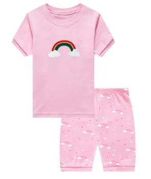 Summer Collection: Lightweight Short Sleeve Girls' Pajamas for Warm Weather & Bulk Orders