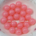 Cheap Jelly Colors Acrylic Jelly Round Smooth Beads Charm