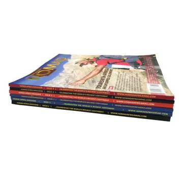 Glossy Lamination Custom Paper Catalogue Brochure Booklet