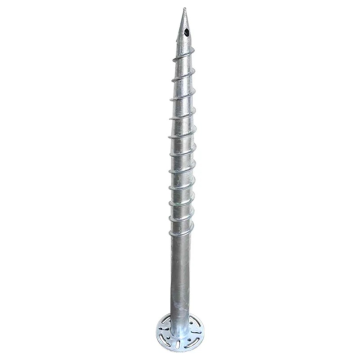 Flange Ground Screw Foundation Flange Screw Pile Foundation