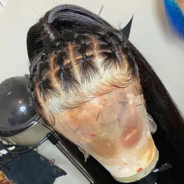 Full Transparent Lace Frontal Wig Raw Mink Brazilian Virgin Human Hair Hd Swiss Lace Front Wig Natural Human Hair Wig Vendor