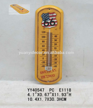 eco-friendly metal wall thermometer for home