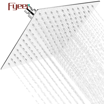 Fyeer 10 Inch Ultra Slim 304 Stainless Steel Shower Head