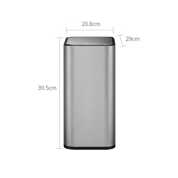 JAH Touchless Rectangle Motion Sensor Trash Can