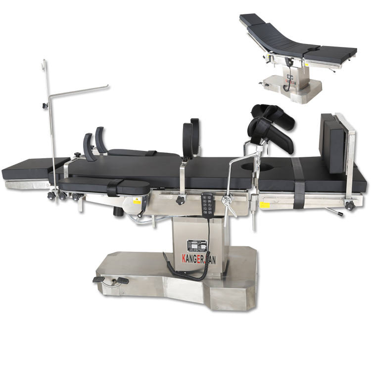 High configuration electric operating table