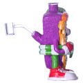 Polymer Clay Cartoon Pizza Cartoon People Ho This Khase, Borosilicate Glos Bong, Blas Hookah, Khalase ea Metsi a khalase