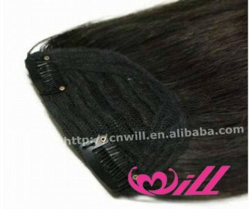 Cheap natural black 2 clip-on hair fringe/bangs with frontal lace synthetic hair bangs