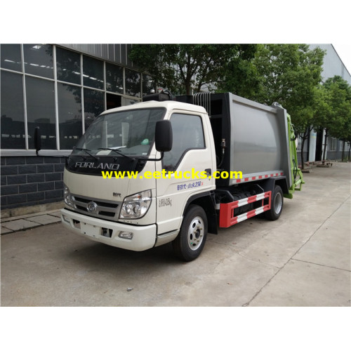 Foton 3000 Litres Garbage Compactor Vehicles