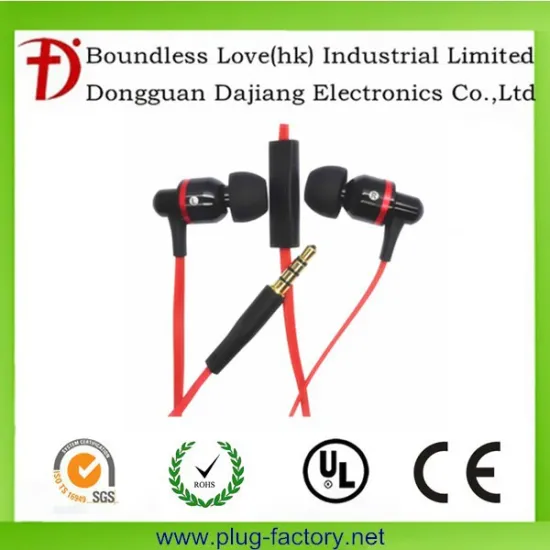 2015 hotsale 3.5mm earphone wire with microphone for samsung