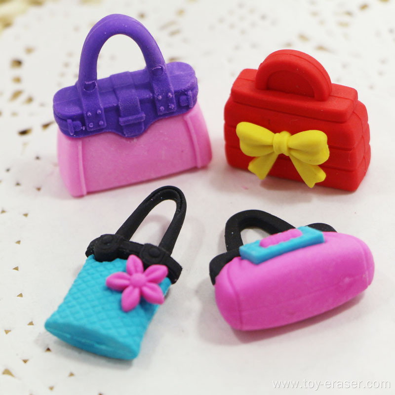 2014 new design fashion handbag eraser for promotional gift