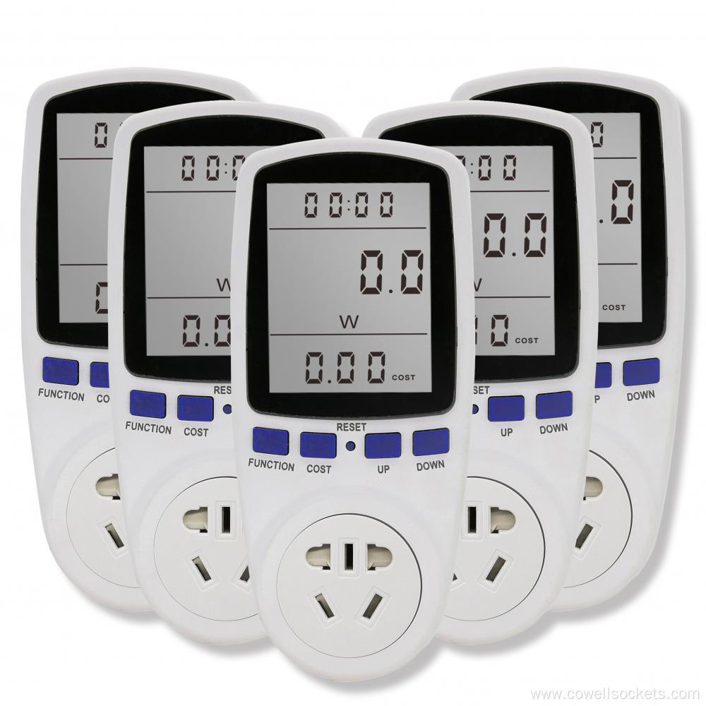 energy meter with socket adapter