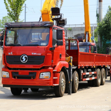 Used Shacman Crane Truck 6x4: 10 Ton Knuckle Boom Truck Crane for Sale