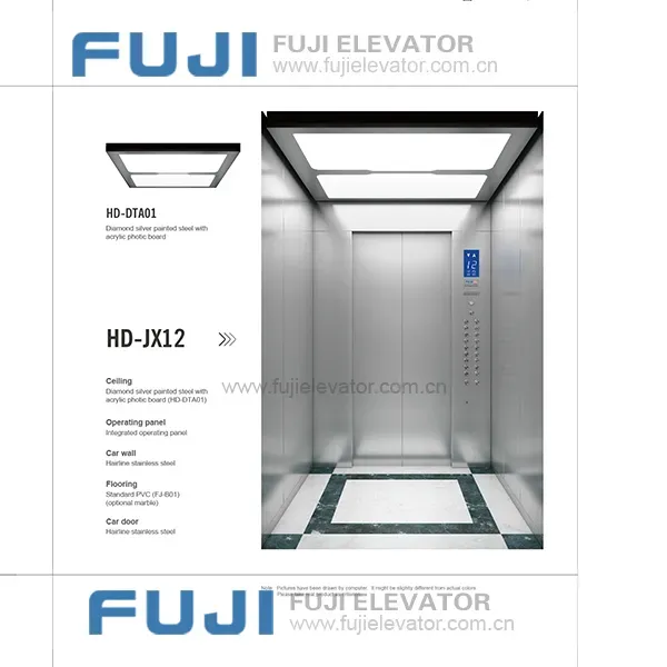 Fuji Vvvf Traction Elevator for Hospitals and Residential Use