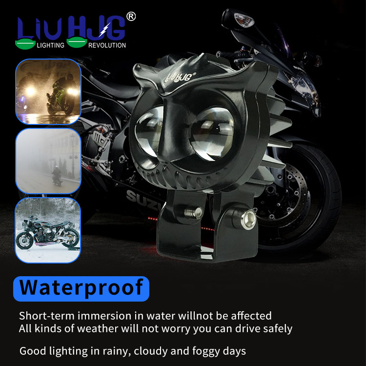HJG special design owl dual color motorcycle headlight 20w led headlight for Off-road truck4