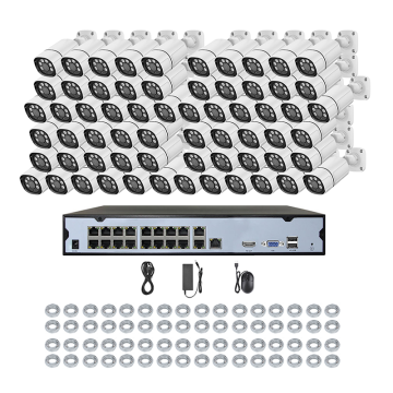 4Ch CCTV -POE -NVR -Kits mit 4pcs -Kameras