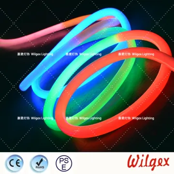 Round neon LED flex light waterproof IP68