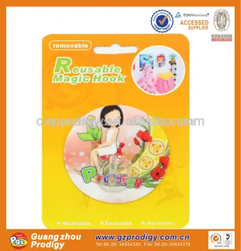 kids door hooks/reusable magic hook/fancy clothing hooks