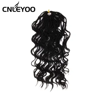 35 Roots Thin Curly 14 Inch Wavy Senegalese Twist Crochet Braiding Hair Extension