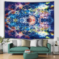 Bohemian Tapestry Wall Hanging Mandala Boho Hippie Indian Colorful Wall Tapestry Psychedelic for Livingroom Bedroom Dorm Home De