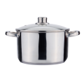 Induction stainless cooking pot and pan with handle