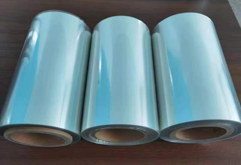 Film en PVC aluminisé pour imprimer l'étiquette rétractable