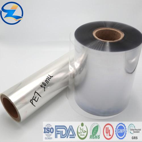 Blister Thermoforming Pet Transparent Sheet Film Roll