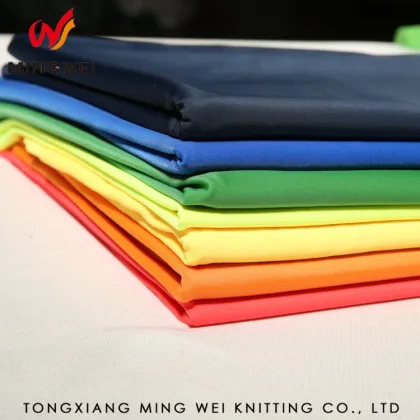95 polyester 5 elastane knitting wicking 4 way stretch fabric for basketball uniforms
