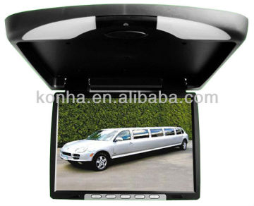 14" LCD car roof mount monitor with IR,FM,VGA