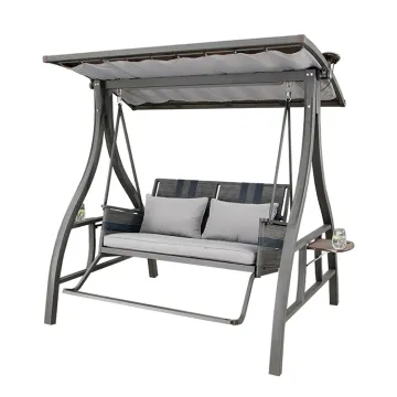 2 Seater Outdoor Patio Swing with Cushions - Modern Patio Swings Furniture