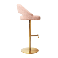 Altura ajustable Toturapia de barras Moderna silla de oro Barstool de acero inoxidable muebles para el hogar muebles de comedor contemporáneos