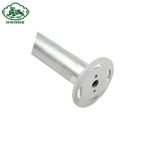 Pilhas de parafuso helicoidal galvanizado com flange