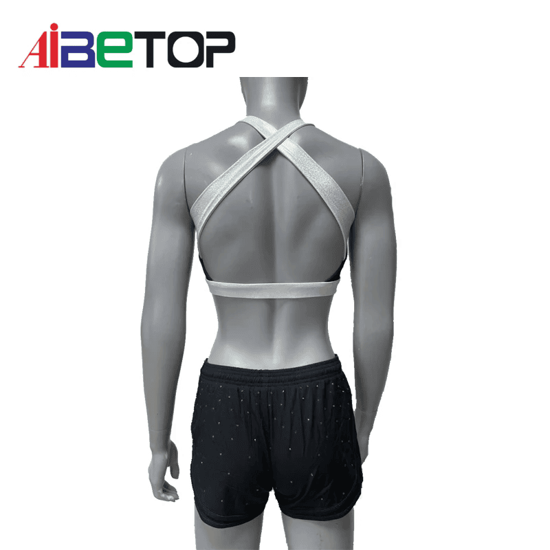 Sexy customized cheerleading crop tops wholesale plus size cheerleading uniforms custom cheerleading uniforms3