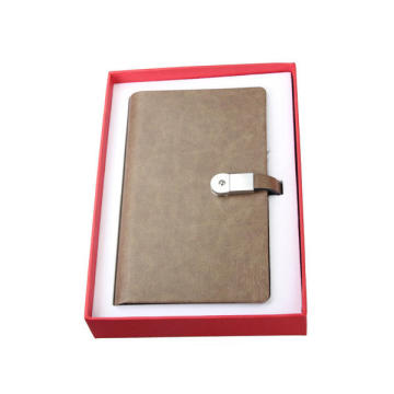 Pull-up Leather Multi-functional Loose-leaf Paper Notebook