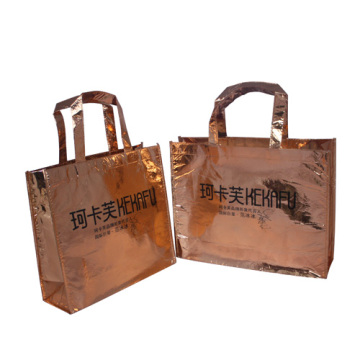 Metalic laminated shopping bag