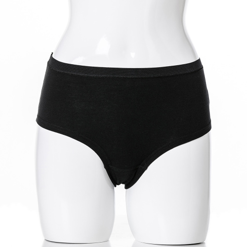 Shorty en coton biologique pour femmes avec logo OEM Sous-vêtements pour femmes extensibles