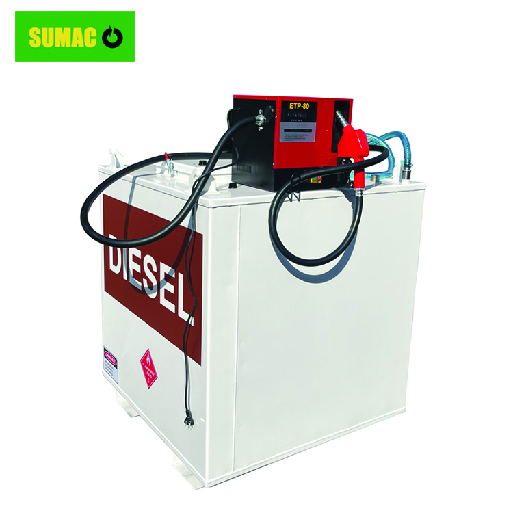 Steel Bunded Portable Diesel Storage Tank With Pump