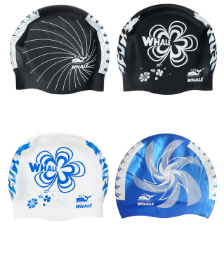 Customizable Double-Sided Printed Silicone Swimming Caps